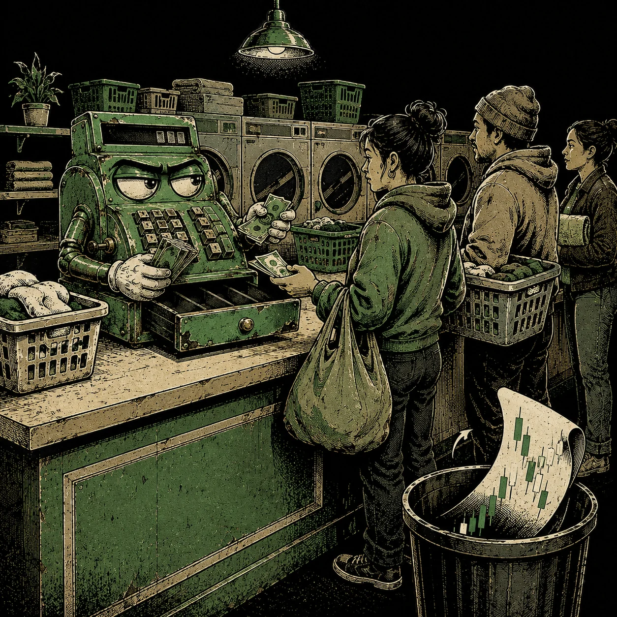 Reggie the Register finds cash flow